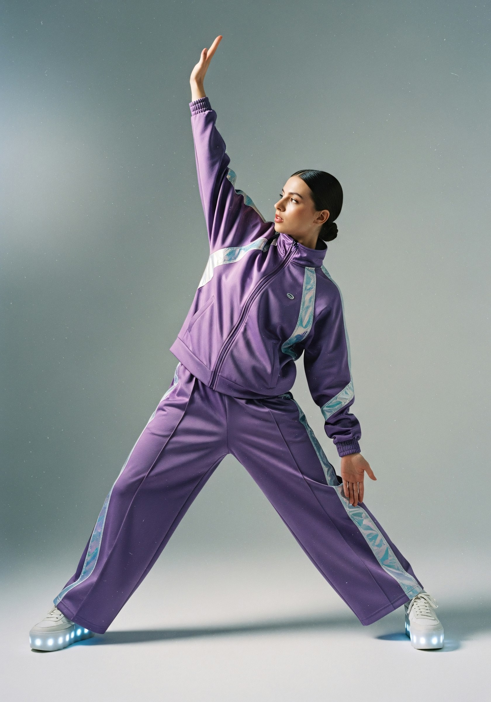 Studio pose, dramatic lighting