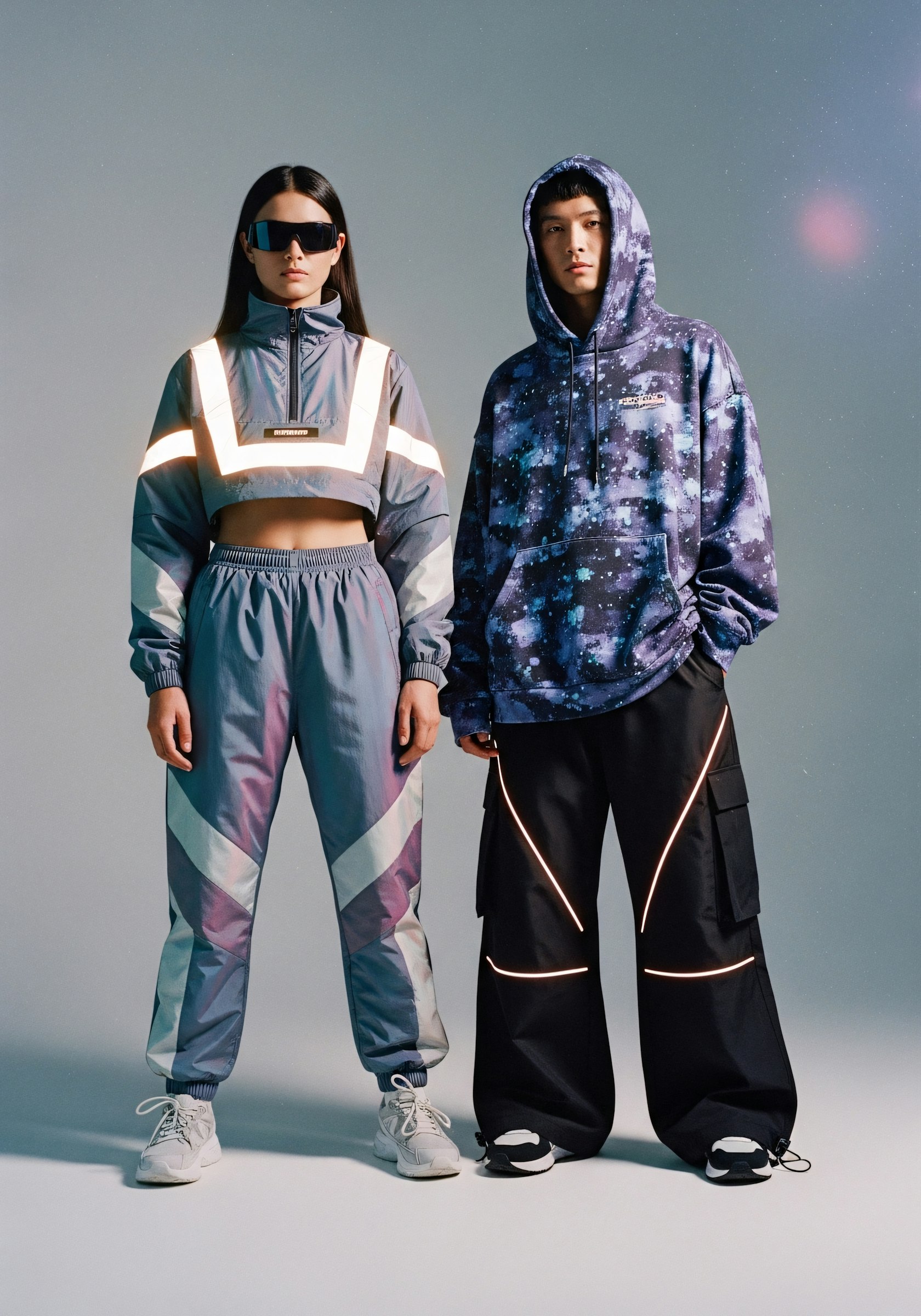Duo Portrait Knit — Ribbed knit top designed to be shot in matching pairs.