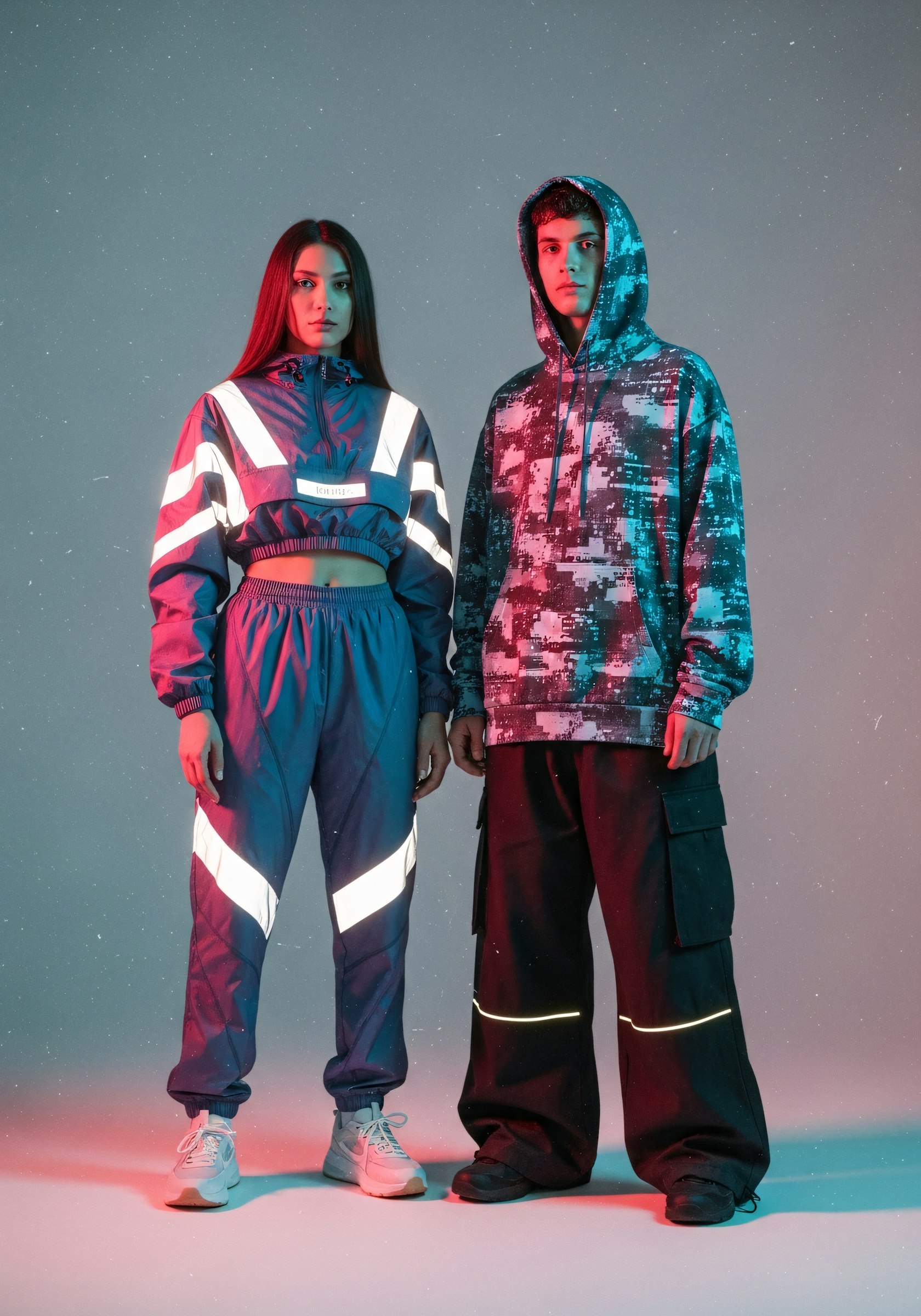 Two models in coordinated metallic sets