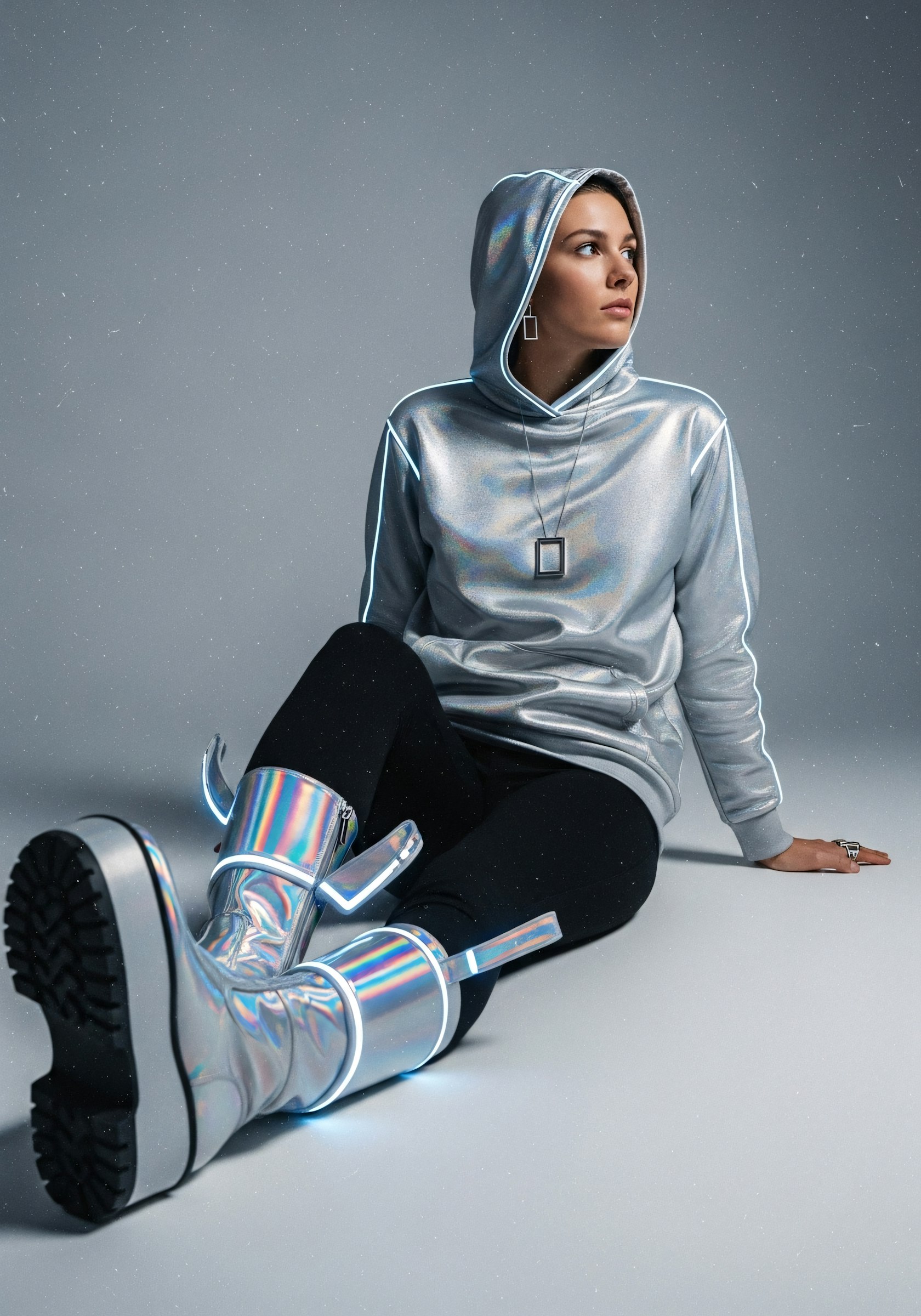 Solo studio pose