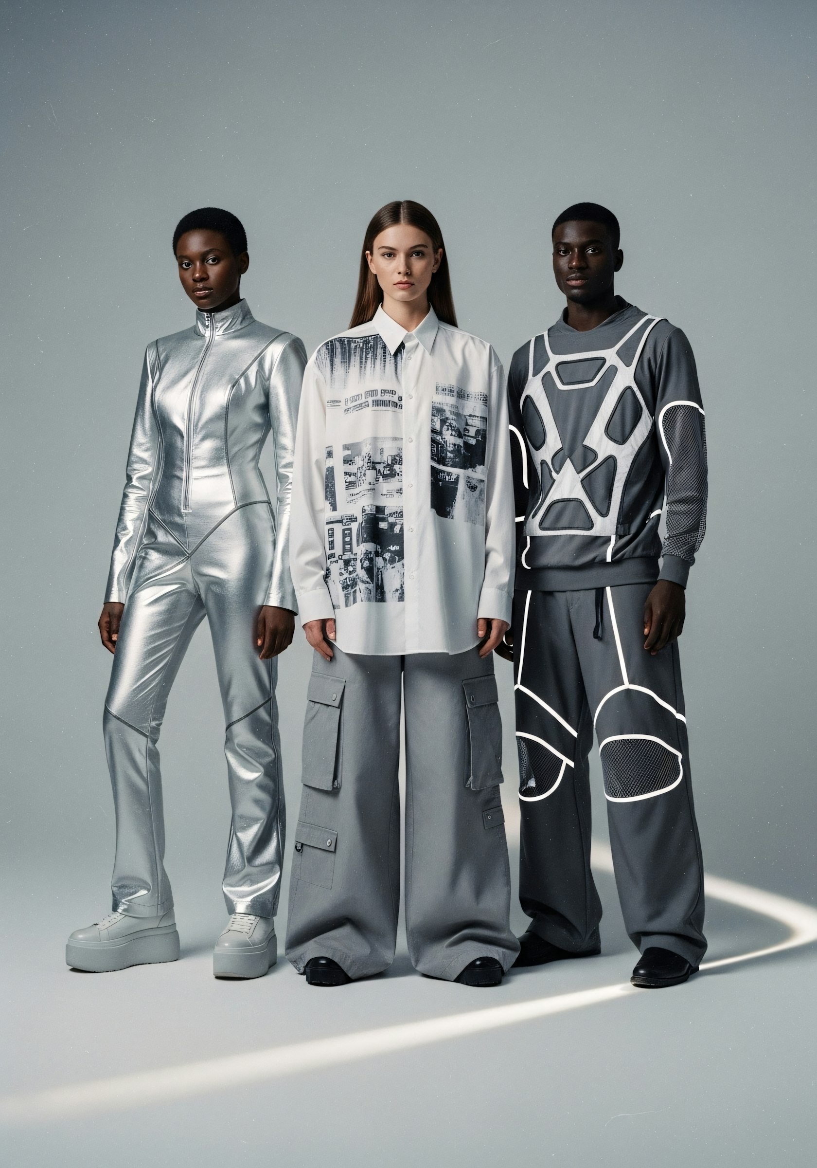Modern trio styled look
