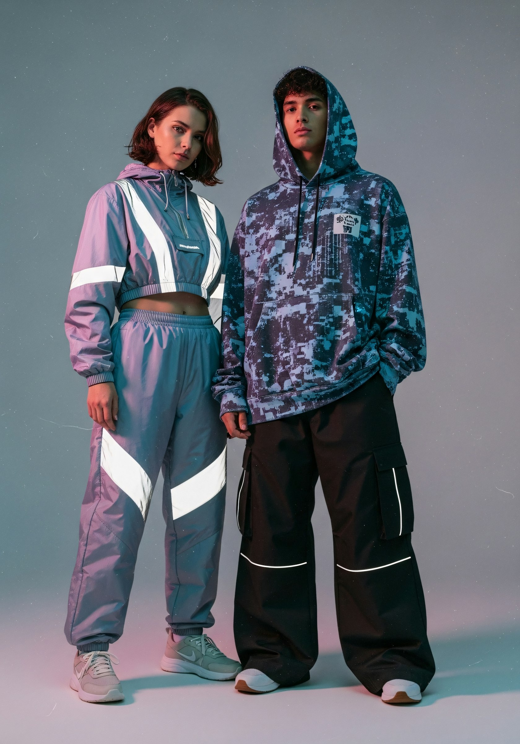 Studio duo portrait