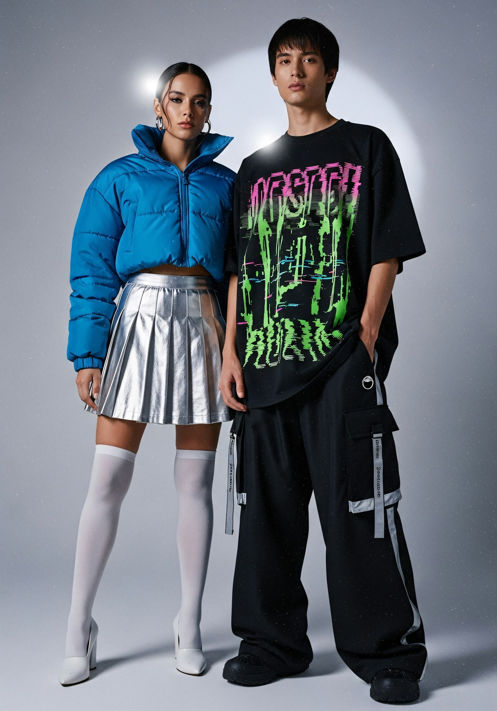Duo styled portrait